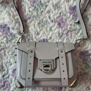 Michael Kors Small Manhattan Crossbody Lavender Mist